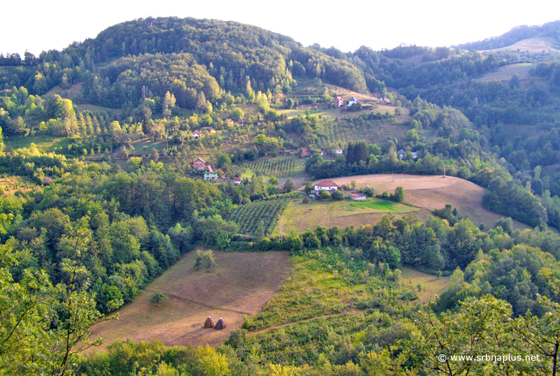 Pogled na Donju Kruščicu, Arilje