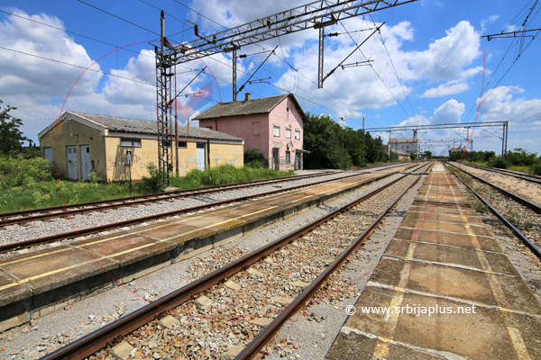 Panorama železničke stanice Putinci