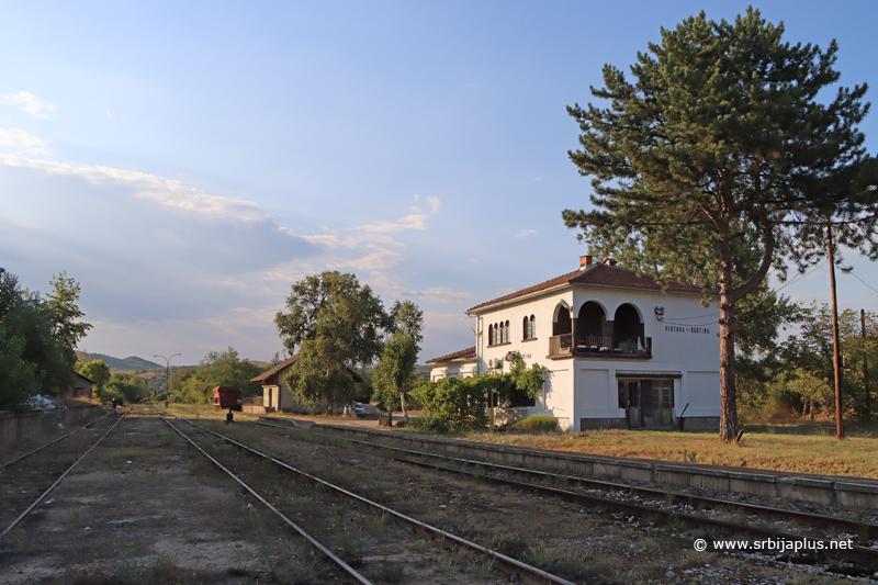 Železnička stanica Rgotina - Panorama staničnog perona